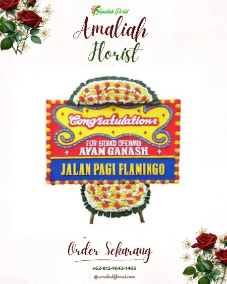 Sewa Papan Bunga Penataan